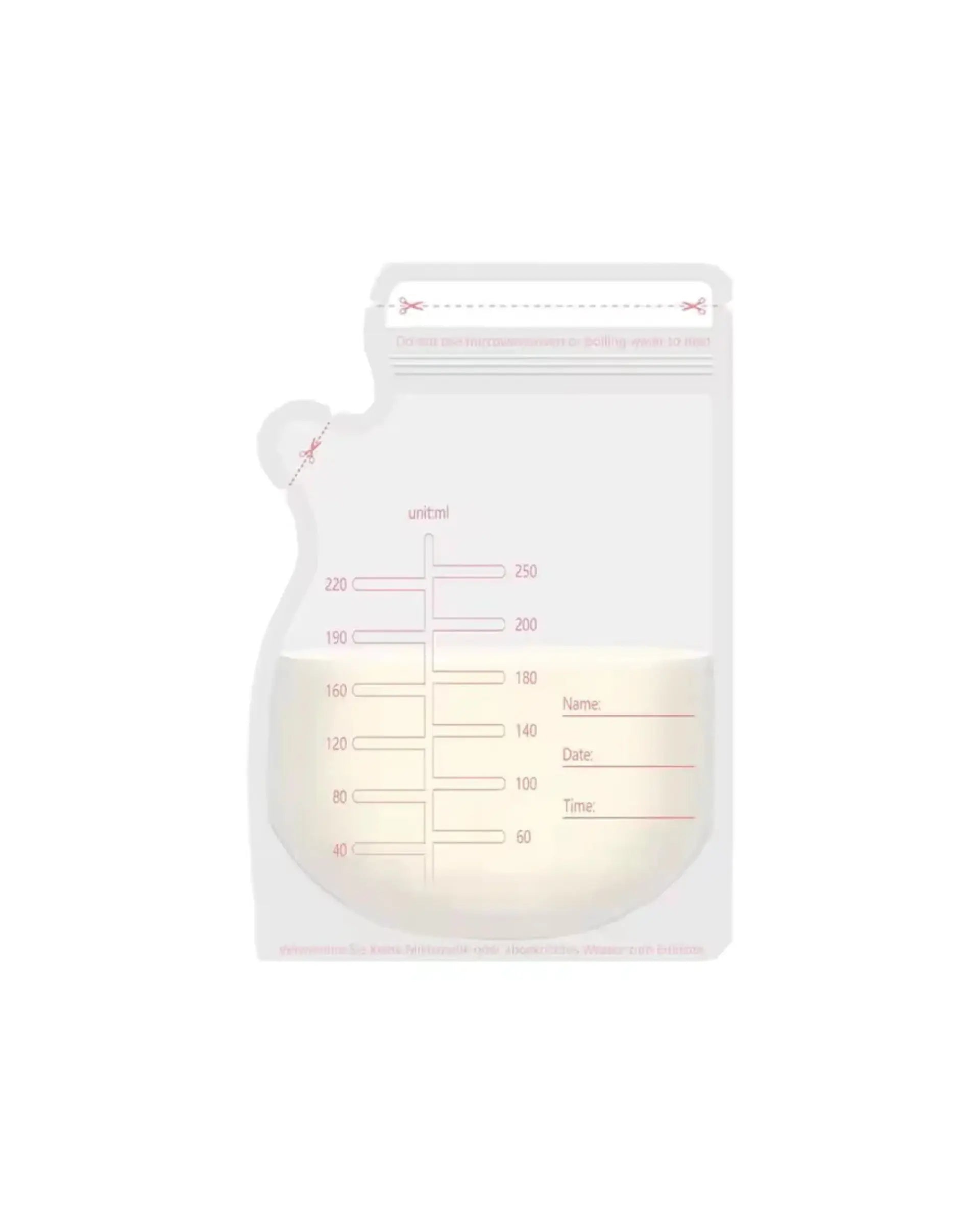 BPA-fria mjölkförvaringspåsar 250 ml