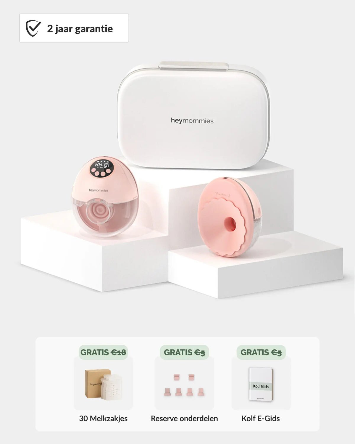 Handsfree Borstkolf Heymommies Flow Lite 12