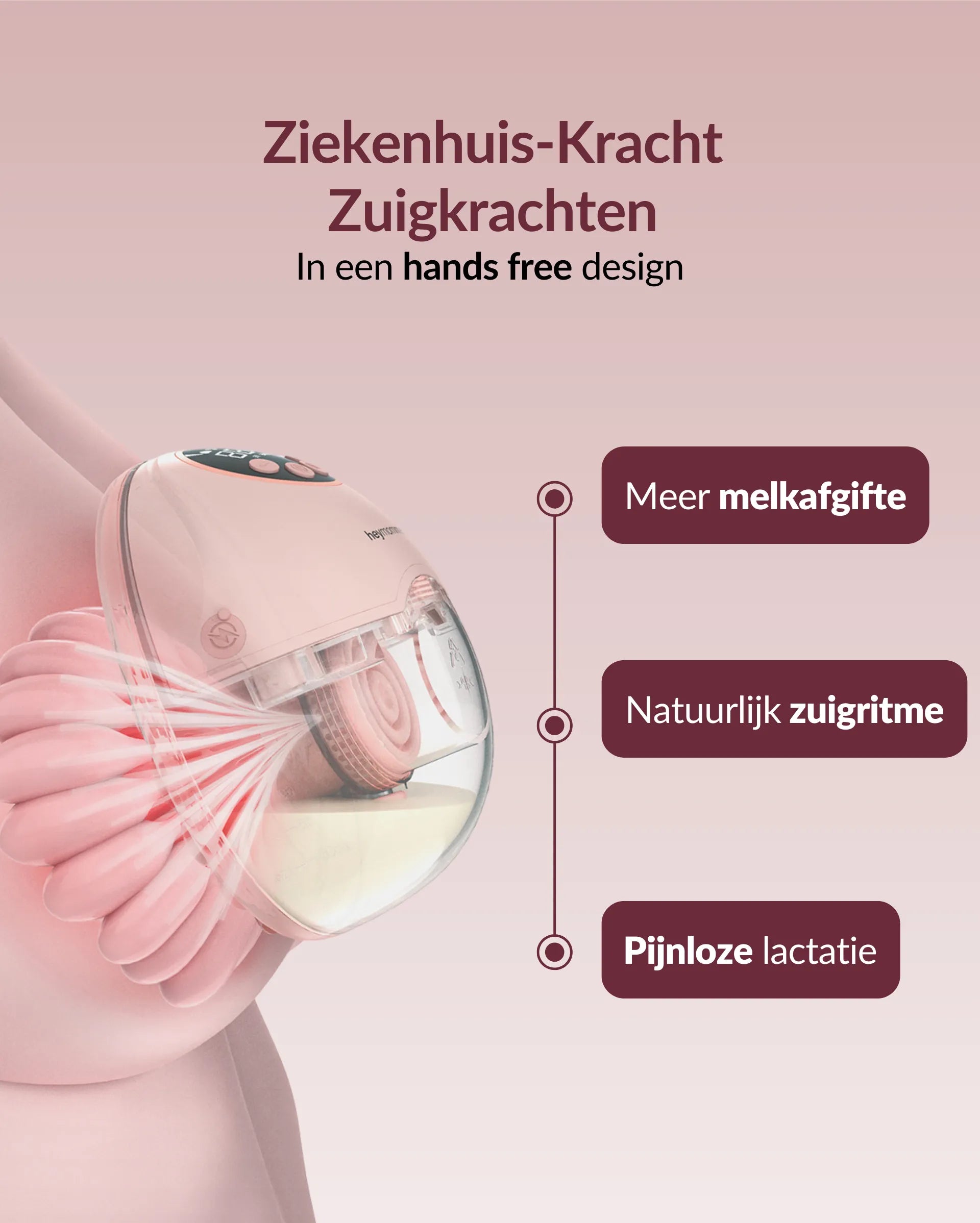 Wearable Breastpump - Heymommies Flow Lite