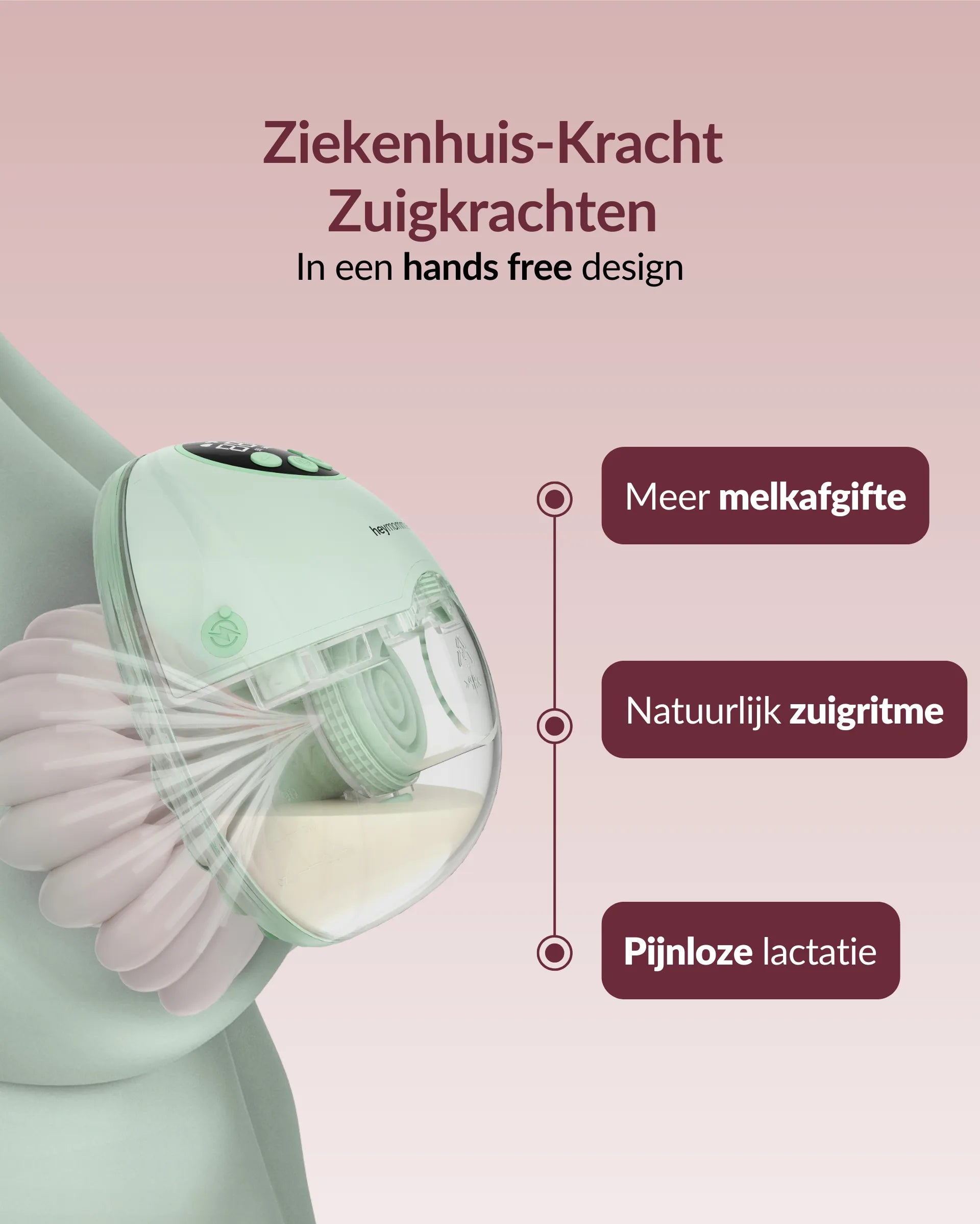 Wearable Breastpump - Heymommies Flow Lite