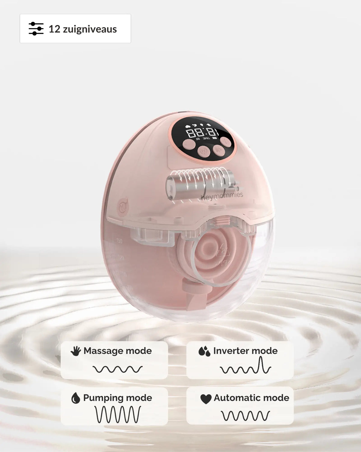 Handsfree Borstkolf Heymommies Flow Lite 12