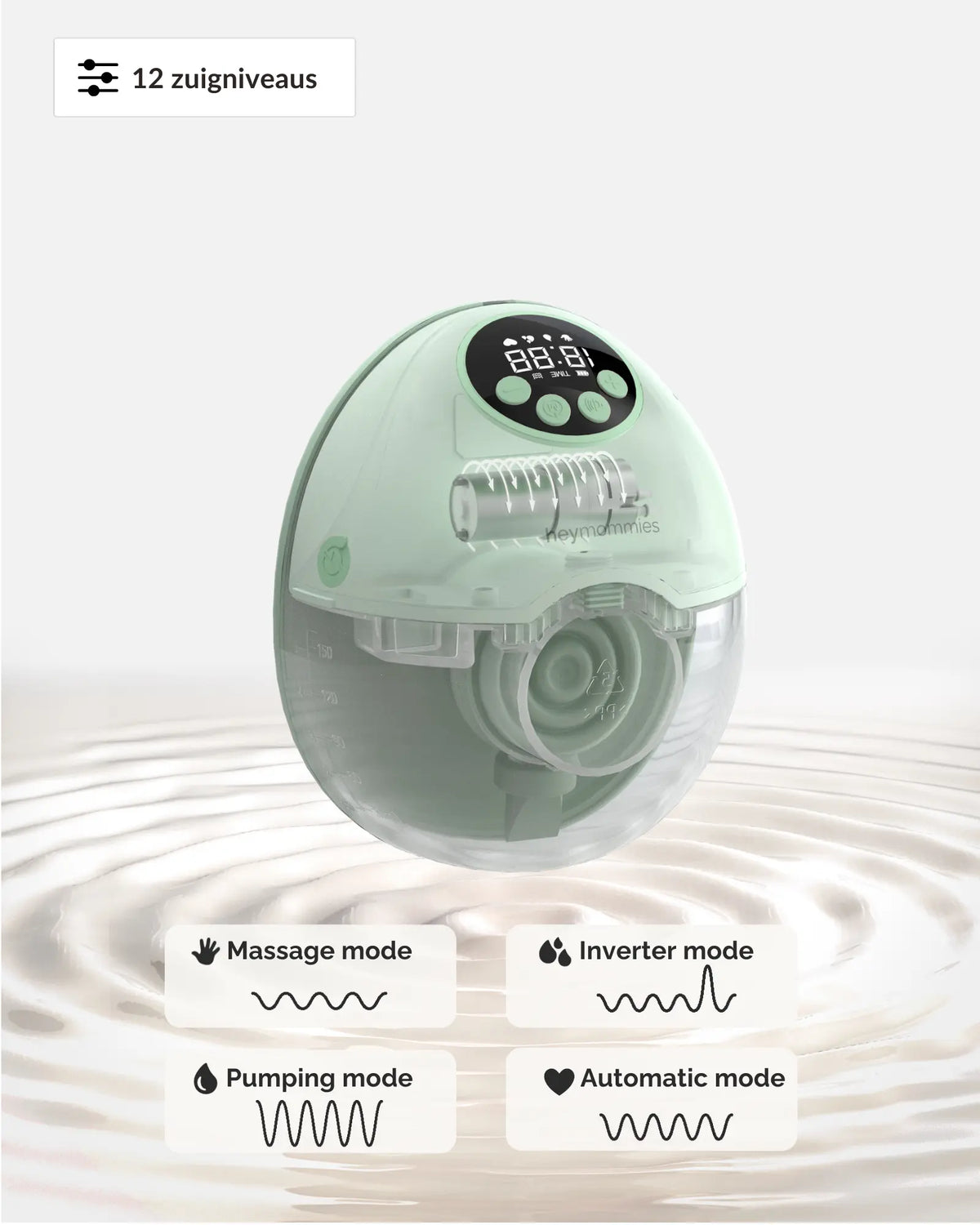 Handsfree Borstkolf Heymommies Flow Lite 12